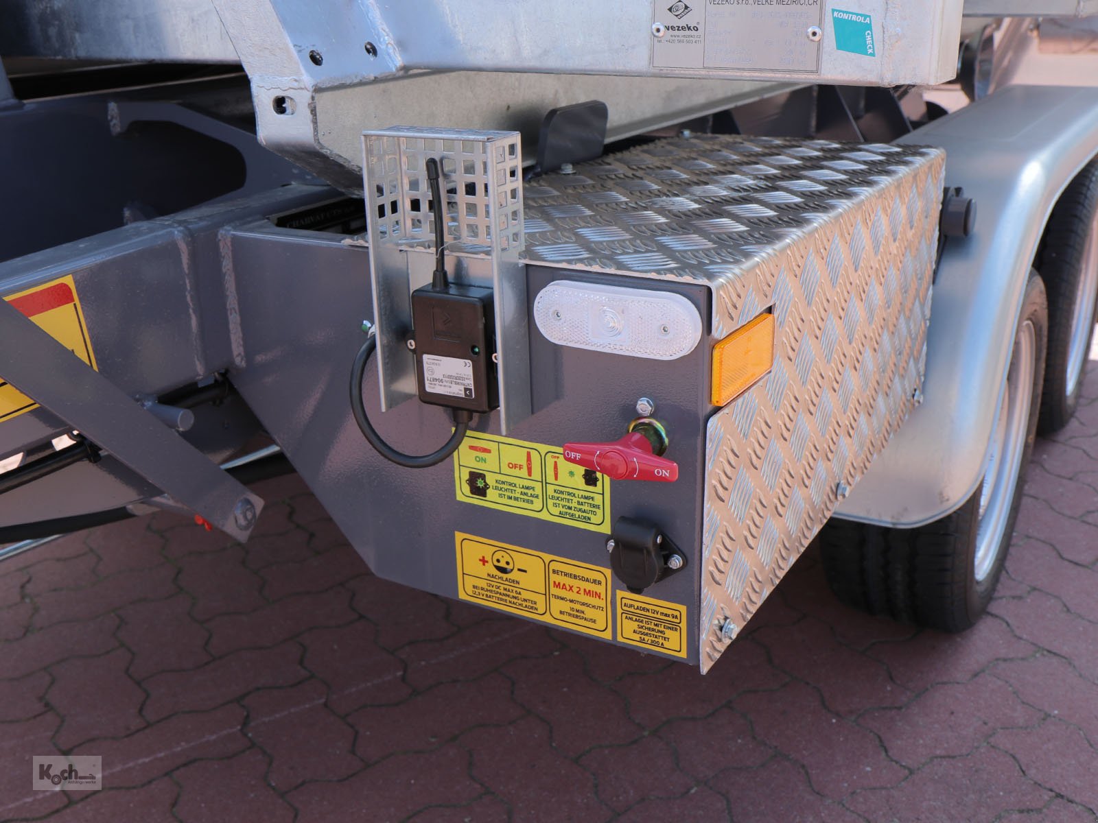 Anhänger del tipo Sonstige KONOS Abroll-Muldenkipper 3,5t|ohne Mulde|Hakengerät (Ki13352125So), Neumaschine In Winsen (Luhe) (Immagine 12)